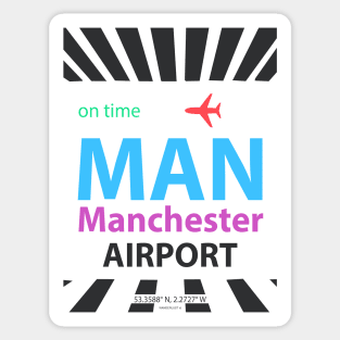 Manchester airport Sticker